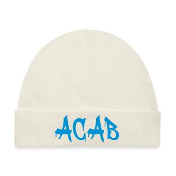 Acab - Baby Premium Organic Mütze - Naturweiß - Vorne