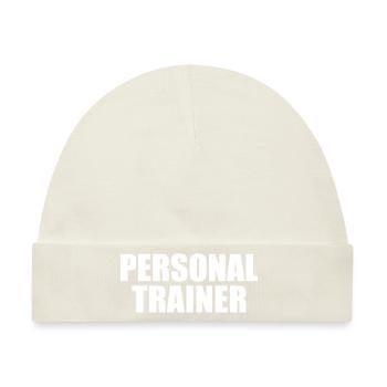 Personal trainer - Baby Premium Organic Mütze - Naturweiß - Vorne