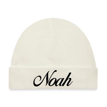 Noah - Baby Premium Organic Mütze - Naturweiß - Vorne