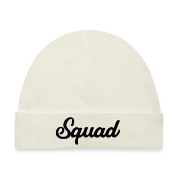 Squad - Baby Premium Organic Mütze - Naturweiß - Vorne
