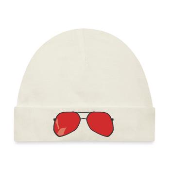 Sonnenbrille - Baby Premium Organic Mütze - Naturweiß - Vorne