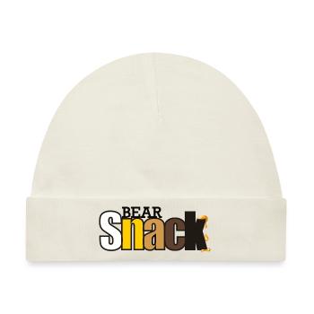 Bear Snack - Baby Premium Organic Mütze - Naturweiß - Vorne