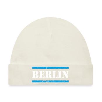 Berlin Vintage - Baby Premium Organic Mütze - Naturweiß - Vorne