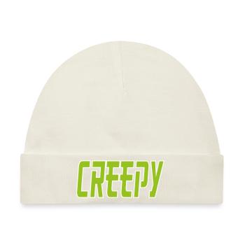 CreepY - Baby Premium Organic Mütze - Naturweiß - Vorne