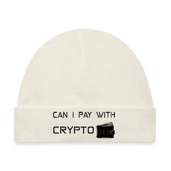 Bitcoin Trading Crypto Aktien - Baby Premium Organic Mütze - Naturweiß - Vorne