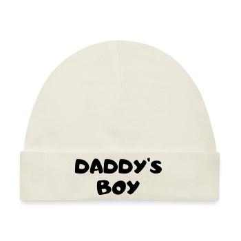 Daddy´s Boy - Baby Premium Organic Mütze - Naturweiß - Vorne