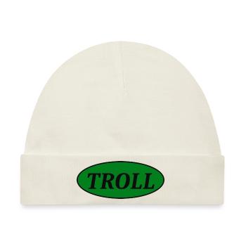 Troll - Baby Premium Organic Mütze - Naturweiß - Vorne