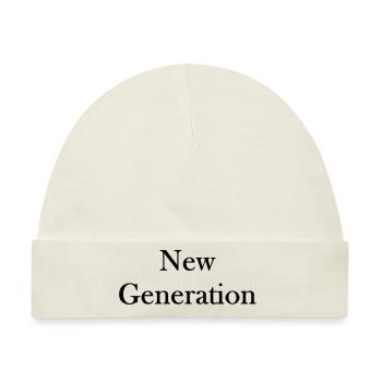 New Generation - Baby Premium Organic Mütze - Naturweiß - Vorne
