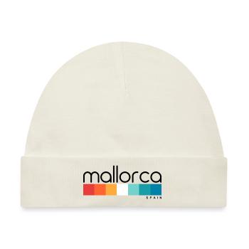 Mallorca - Spanien - Islas Baleares - Balearen - Baby Premium Organic Mütze - Naturweiß - Vorne