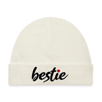 bestie - Baby Premium Organic Mütze - Naturweiß - Vorne