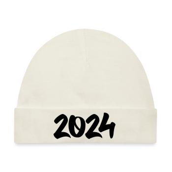 2024 - Baby Premium Organic Mütze - Naturweiß - Vorne