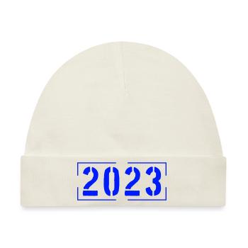 2023 - Baby Premium Organic Mütze - Naturweiß - Vorne