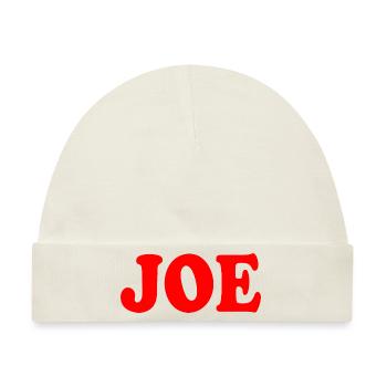Joe - Baby Premium Organic Mütze - Naturweiß - Vorne