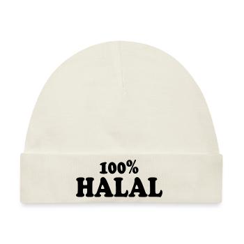 Halal - Baby Premium Organic Mütze - Naturweiß - Vorne