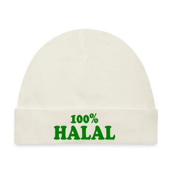 Halal - Baby Premium Organic Mütze - Naturweiß - Vorne