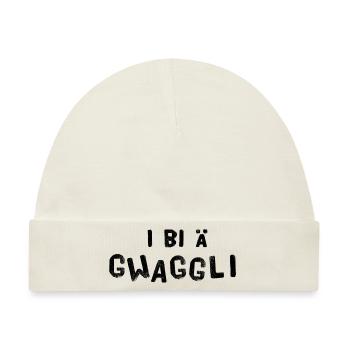 I bi ä Gwaggli - Baby Premium Organic Mütze - Naturweiß - Vorne