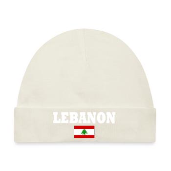 Libanon - Baby Premium Organic Mütze - Naturweiß - Vorne