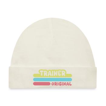 Vorname Trainer - Baby Premium Organic Mütze - Naturweiß - Vorne