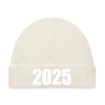2025 - Baby Premium Organic Mütze - Naturweiß - Vorne