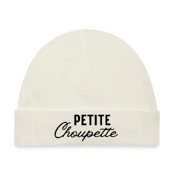 Kleine Choupette - Baby Premium Organic Mütze - Naturweiß - Vorne