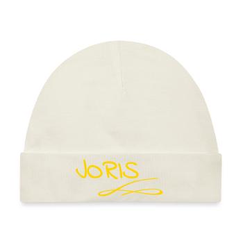 Geschenk für Joris - Baby Premium Organic Mütze - Naturweiß - Vorne