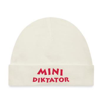 Minidiktator 1farbig - Baby Premium Organic Mütze - Naturweiß - Vorne
