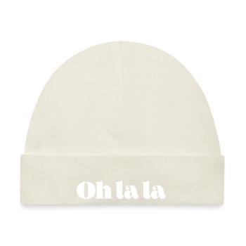 Oh, die la - Baby Premium Organic Mütze - Naturweiß - Vorne