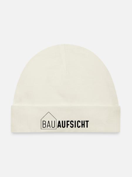 Bauaufsicht - Baby Premium Organic Mütze - Naturweiß