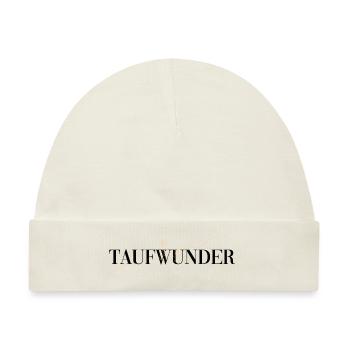 Taufwunder - Baby Premium Organic Mütze - Naturweiß - Vorne