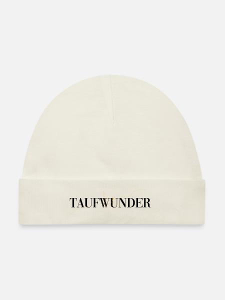 Taufwunder - Baby Premium Organic Mütze - Naturweiß