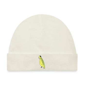 Mamma Vogel - Baby Premium Organic Mütze - Naturweiß - Vorne