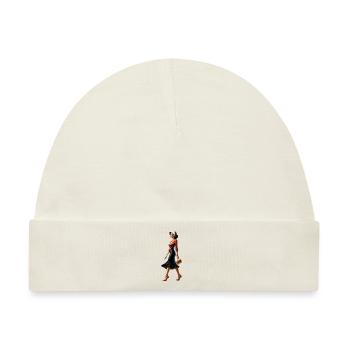 Retro-Chic-Eleganz - Baby Premium Organic Mütze - Naturweiß - Vorne