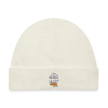 Bäcker Brot backen Mehl Bäckerin lustiger Spruch - Baby Premium Organic Mütze - Naturweiß - Vorne