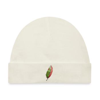 Feder - Baby Premium Organic Mütze - Naturweiß - Vorne