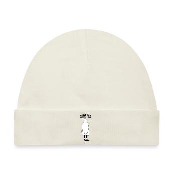 Ghosted Sad Ghost  - Baby Premium Organic Mütze - Naturweiß - Vorne