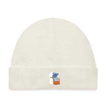 Strandkorb - Baby Premium Organic Mütze - Naturweiß - Vorne