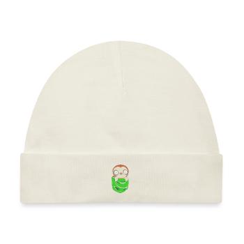 Faultier Faulheit Faulenzer Morgenmuffel - Baby Premium Organic Mütze - Naturweiß - Vorne