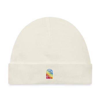 Mallorca Party Crew Spruch - Baby Premium Organic Mütze - Naturweiß - Vorne