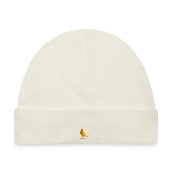 Kanarienvogel yellow bird - Baby Premium Organic Mütze - Naturweiß - Vorne