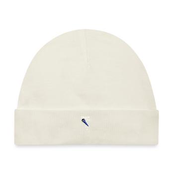 karaoke star,karaoke,mikrofon,sterne,stern - Baby Premium Organic Mütze - Naturweiß - Vorne