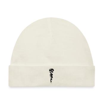 Tribal Drachen - Baby Premium Organic Mütze - Naturweiß - Vorne