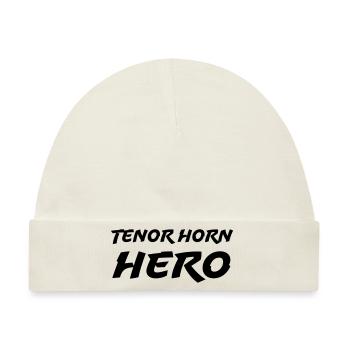 Tenor Horn Hero - Baby Premium Organic Mütze - Naturweiß - Vorne