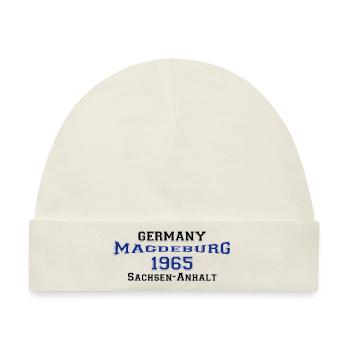 Magdeburg - Baby Premium Organic Mütze - Naturweiß - Vorne