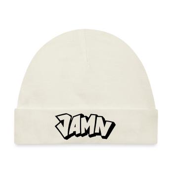 JAMN Jamming in the name of the Lord - Baby Premium Organic Mütze - Naturweiß - Vorne