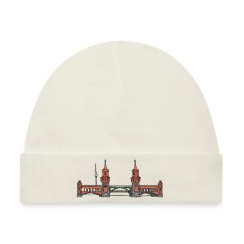 Oberbaumbrücke BERLIN - Baby Premium Organic Mütze - Naturweiß - Vorne