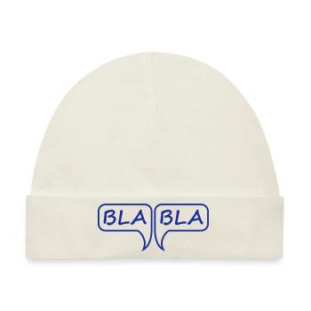 Bla Bla - Baby Premium Organic Mütze - Naturweiß - Vorne