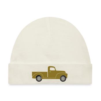 Pick-up Truck - Baby Premium Organic Mütze - Naturweiß - Vorne
