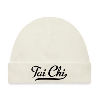 tai chi - Baby Premium Organic Mütze - Naturweiß - Vorne