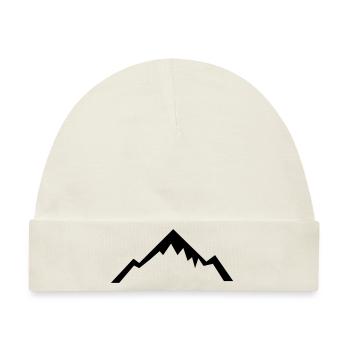 Mountain - Baby Premium Organic Mütze - Naturweiß - Vorne