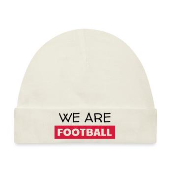 Football - Fußball - Fútbol - Calcio - Foot - Cool - Baby Premium Organic Mütze - Naturweiß - Vorne